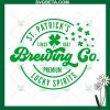 St Patrick's Day Brewing Co SVG