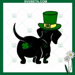 Dachshund St Patricks Day SVG