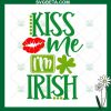 Kiss Me I'm Irish SVG