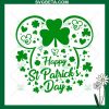 Happy St Patrick'S Day Mickey Head Svg