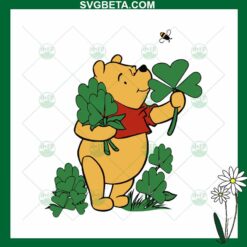 St Patricks Day Winnie The Pooh SVG, Disney Winnie The Pooh SVG, Irish Winnie The Pooh SVG Files