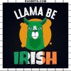 Llama Be Irish SVG