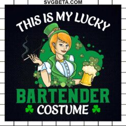This is My Lucky Bartender Costume SVG