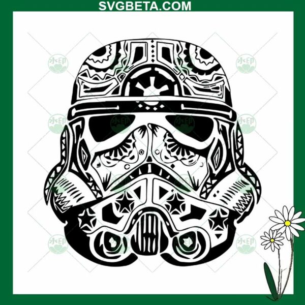 Mandala Star Wars Stormtrooper SVG