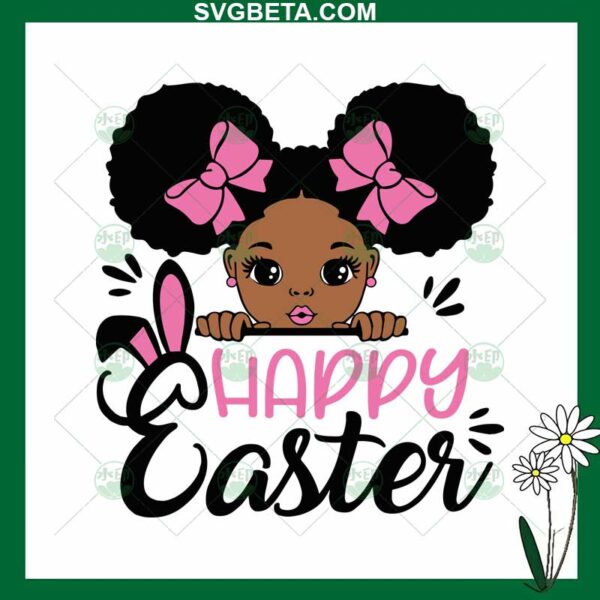 Black Baby Happy Easter SVG