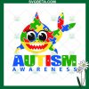 Autism baby Shark puzzle SVG