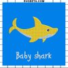Baby Shark Doo Doo Embroidery Design