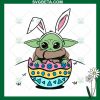 Bunny Yoda Easter Egg SVG