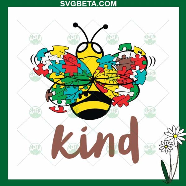 Bekind autism SVG
