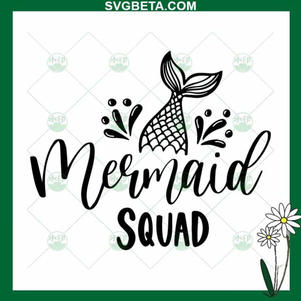 Disney Mermaid Squad SVG