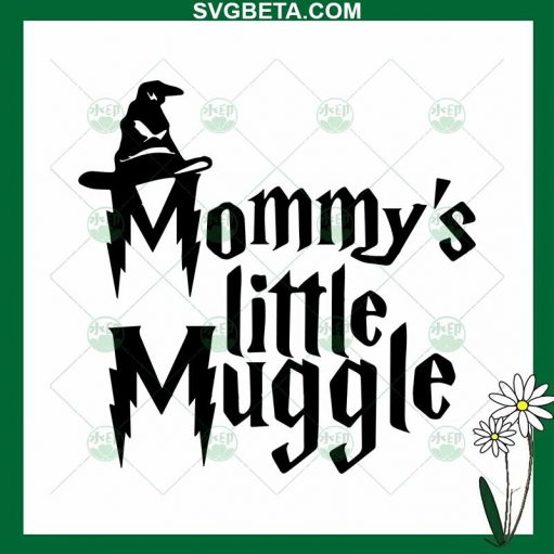 Potter Mommy's Little Muggle SVG, Harry Potter Muggle SVG