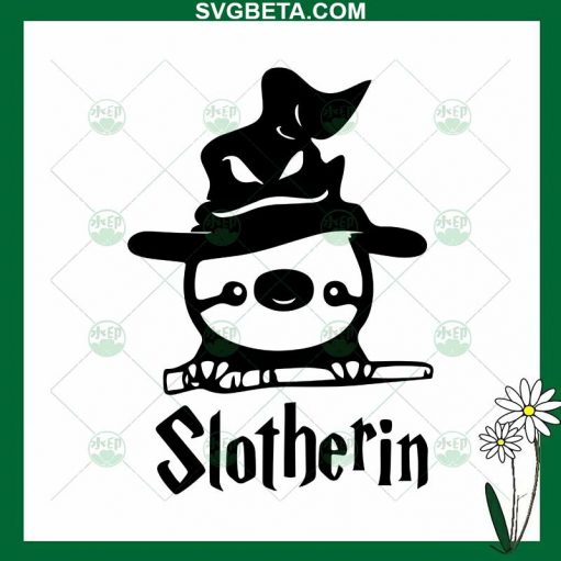 Baby Sloth Slotherin SVG