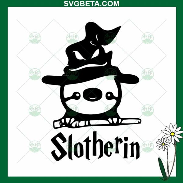 Baby Sloth Slotherin SVG