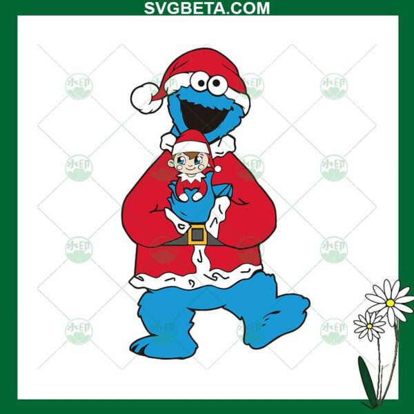 Sesame Street Santa Claus SVG