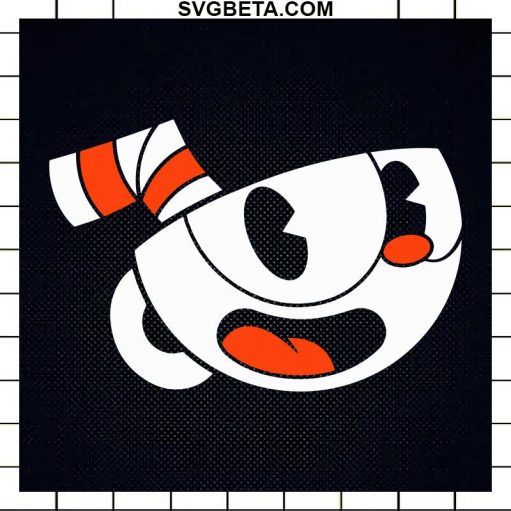 Cuphead Face SVG