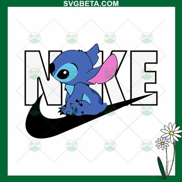 Stitch Nike Logo SVG