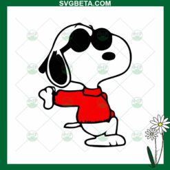 Snoopy Joe Cool SVG