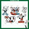 The Cuphead And Mugman Characters SVG