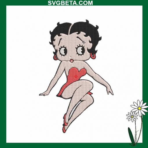 Betty Boop embroidery design