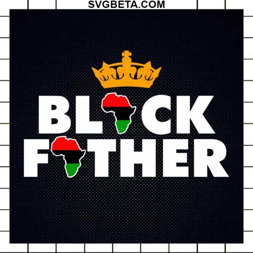 Black father SVG