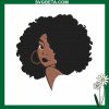 Afro Girl Embroidery Design
