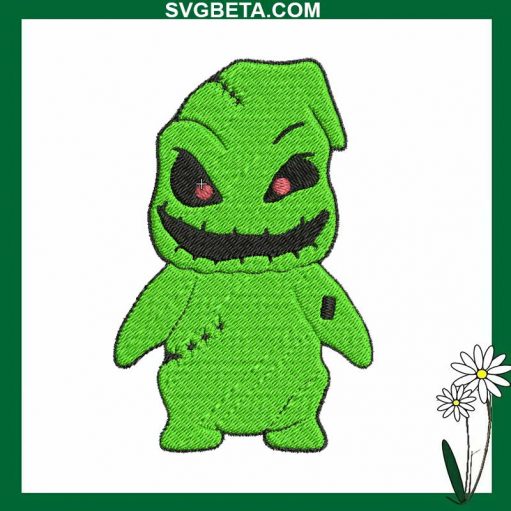 Oogie Boogie Embroidery Design