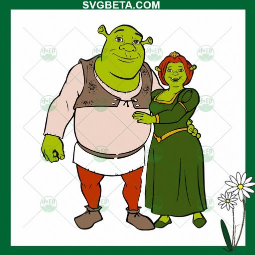 Shrek And Fiona SVG