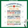 Classroom Rules Svg