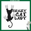 Crazy Cat Lady Embroidery Design