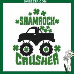 Shamrock Crusher embroidery design