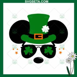 Mickey St Patricks Day Sunglasses SVG, Mickey St Patricks Day SVG, Disney SVG Files