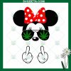 Minnie Mouse Fuck Cananbis SVG