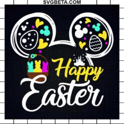 Happy Easter Mickey Ears SVG