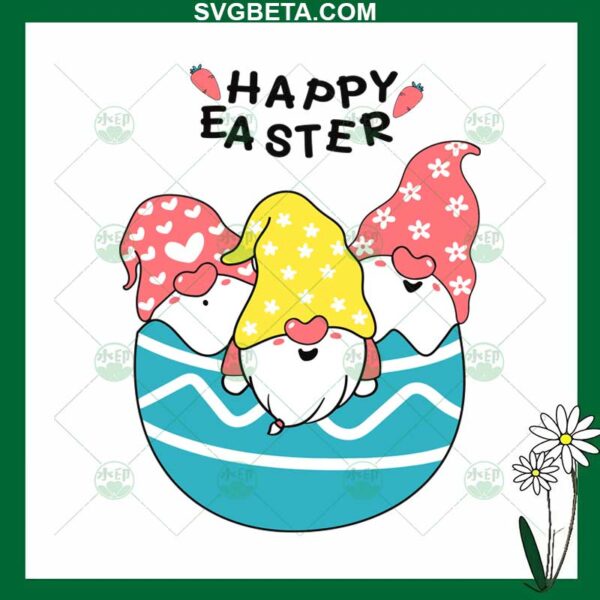 Happy Easter Gnome SVG