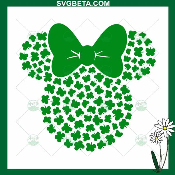 Minnie Ears Shamrock SVG