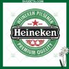 Heineken Logo Embroidery Design