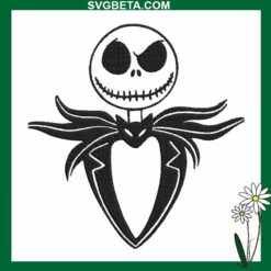 Jack skellington halloween embroidery design