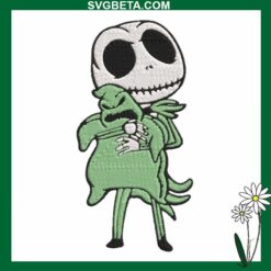 Jack And Oogie Boogie Embroidery Design