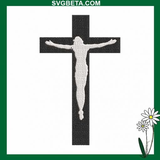 Jesus cross Embroidery design