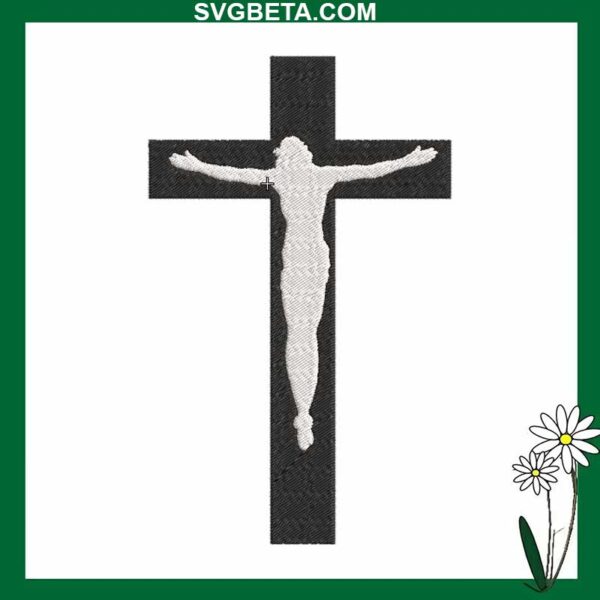 Jesus cross Embroidery design