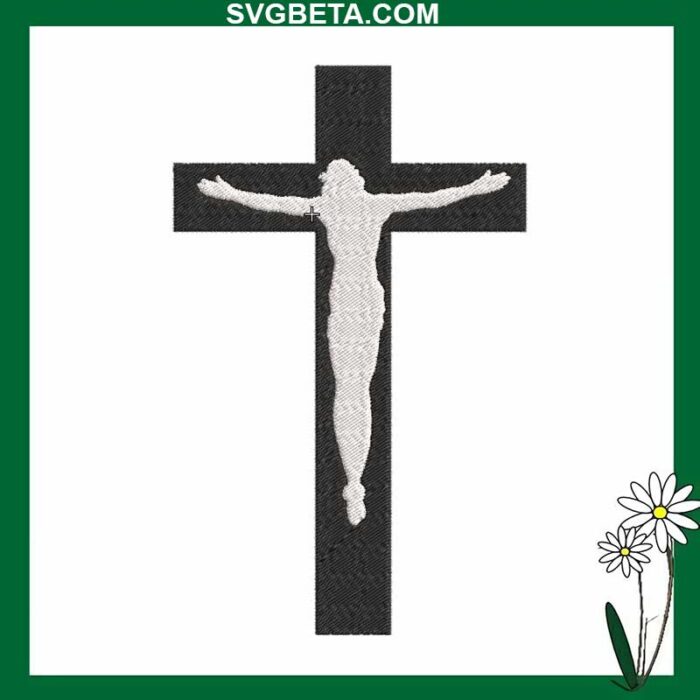 Jesus cross Embroidery design