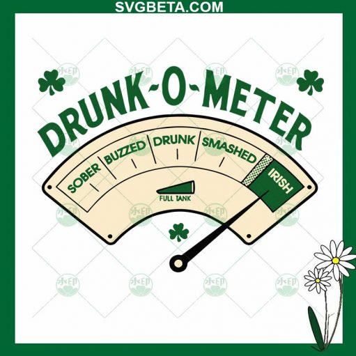 Drunk O Meter SVG, Irish Drunk O Meter SVG, St Patricks Day SVG Files