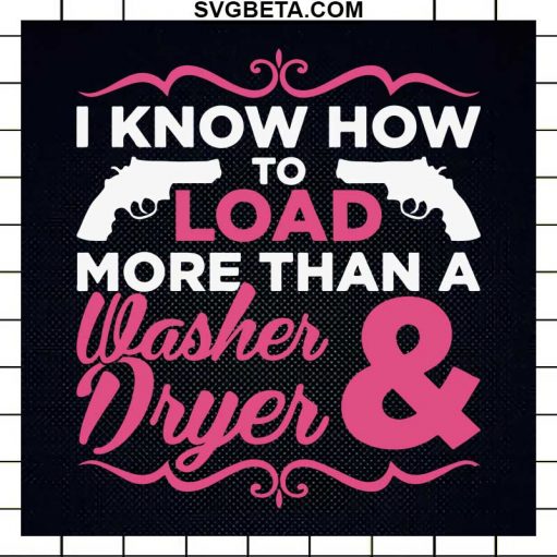 I know how to load more than a dryer SVG