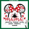 Disney Minnie Mama Svg