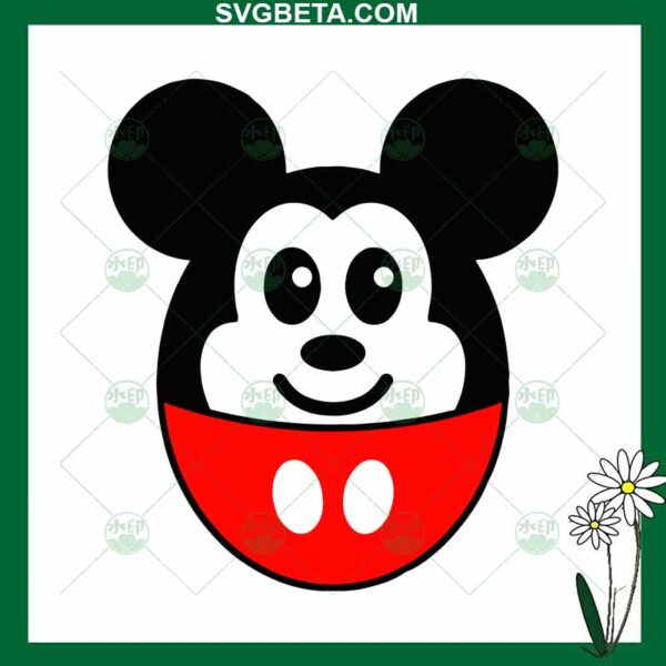 Mickey Easter Egg SVG