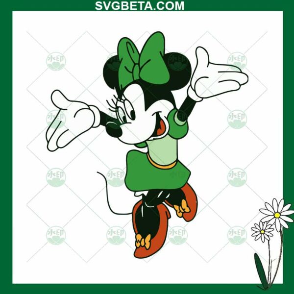Disney Minnie St Patricks Day SVG