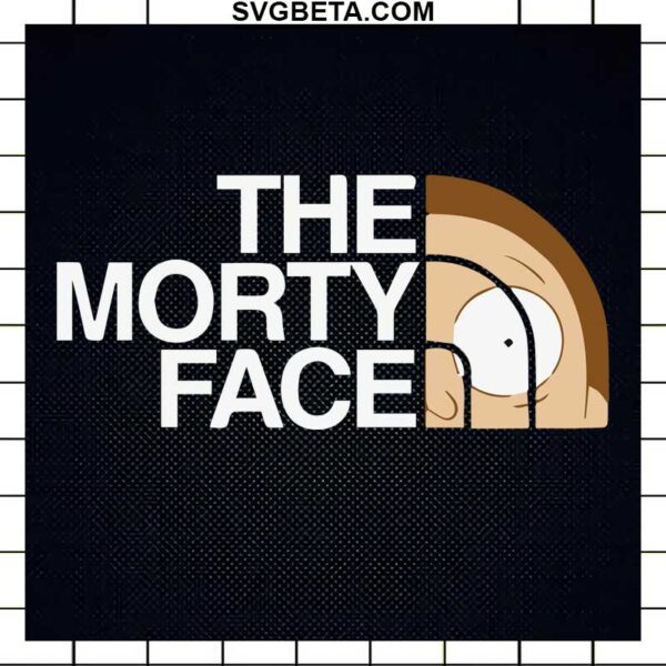 The morty face SVG