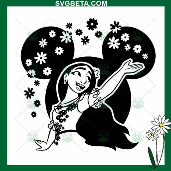 Encanto Isabela Madrigal Mickey Ears SVG