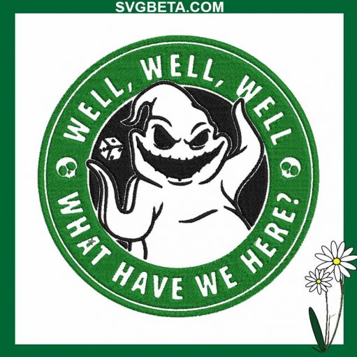 Oogie Boogie Starbucks Embroidery Design