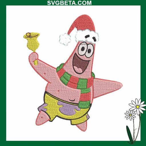 Patrick Star embroidery design